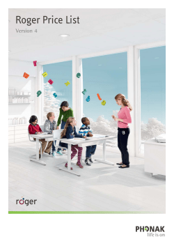 Roger Price List