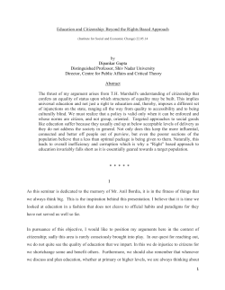 Education Citizenship - Shiv Nadar University