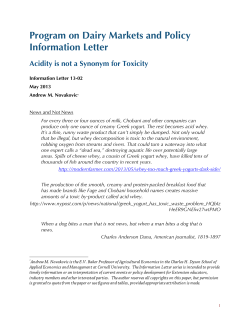 Acidity is not a Synonym for Toxicity