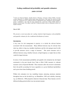 Scaling conditional tail probability and quantile