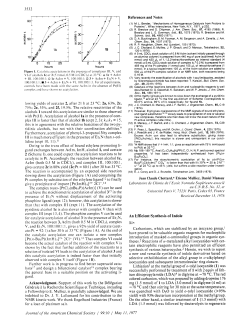 3532 References and Notes lowing yields of acetates 2, after 21 h at