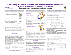 Comparing the extent to which closure methods recover the knot