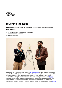 COOL HUNTING - June 2013