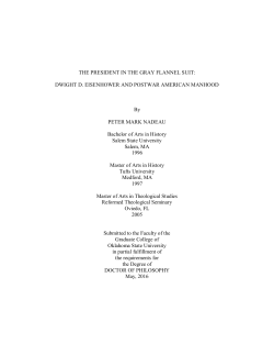 THE PRESIDENT IN THE GRAY FLANNEL SUIT: DWIGHT D