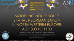 Modeling household spatial reorganization in North - Hal-SHS
