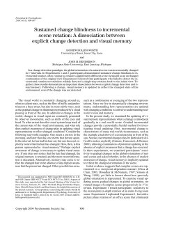 Sustained change blindness to incremental scene rotation: A