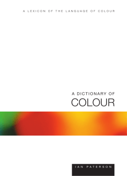 Dictionary of Color