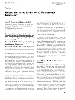 Raising the Speed Limits for 4D Fluorescence Microscopy