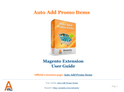 Magento Auto Add Promo Items Extension by Amasty | User Guide