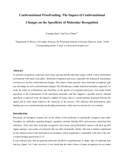 The Impact of Flexibility and Conformation on