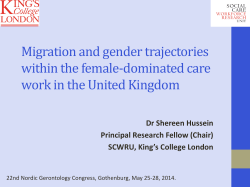 Migration and gender trajectories within the female