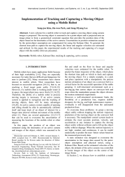 Implementation of Tracking and Capturing a Moving Object