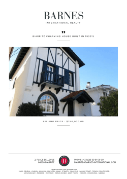 BIARRITZ CHARMING HOUSE BUILT IN 1930`S SELLING PRICE