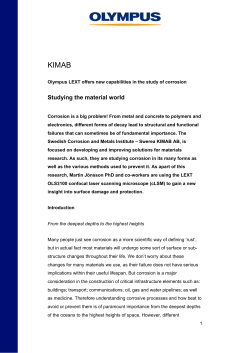 Studying the material world