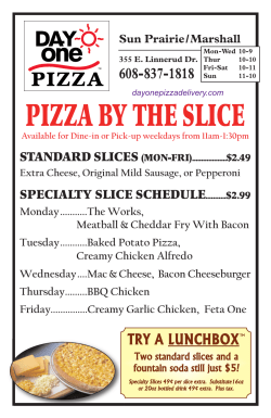 pizza by the slice
