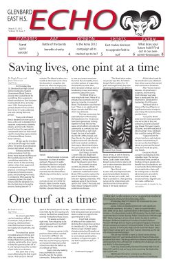 Saving lives, one pint at a time