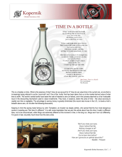 Time in a Bottle - Kopernik Global Investors