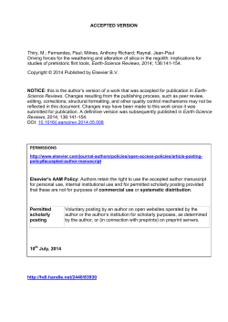 Driving forces for the weathering and alteration of silica in the
