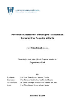 Performance Assessment of Intelligent Transportation Systems