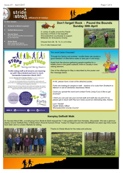 Don`t forget! Rock - Pound the Bounds Sunday 30th April