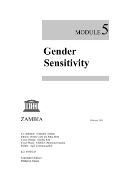 Gender - Unesco