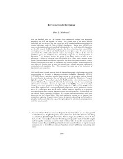 Deportation Is Different - Penn Law