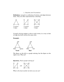 Graph Colorings