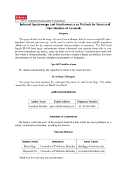 Infrared Spectroscopy and Interferometry as Methods for Structural