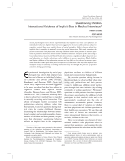 Questioning Children - UCLA Division of Social Sciences