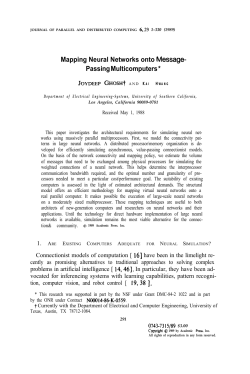 Mapping Neural Networks onto Message- Passing