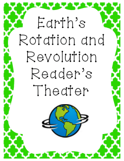 Seasonal Cycles/ Earth Rotations Readers Theater