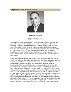 Biography - Henry B. Gonzalez Convention Center
