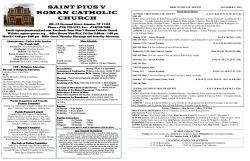 saint pius v roman catholic church