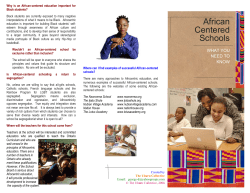 African Centered Schools