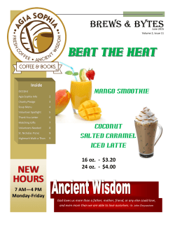 NEW HOURS Beat the Heat - Agia Sophia Harrisburg