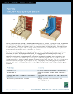 Panning Trim-All&trade; Replacement System