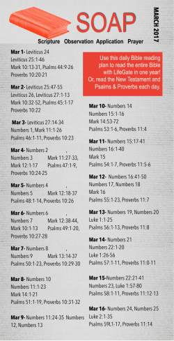 Mar 2017 SOAP.pages - LifeGate Church Downtown