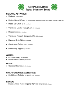 The Science Of Sound - Oregon State University Extension Service