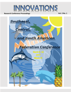 2017 SECSA Conference Proceedings