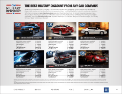 THE BEST MILITARY DISCOUNT FROM ANY CAR COMPANY.
