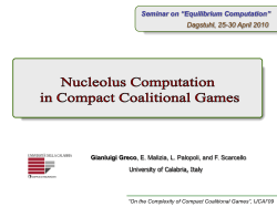 Nucleolus Computation in Compact Coalitional Games.