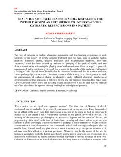 dial v for violence: reading karoly kisfaludi`s the invisible wound as a