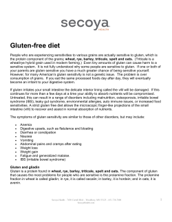 Gluten-free diet