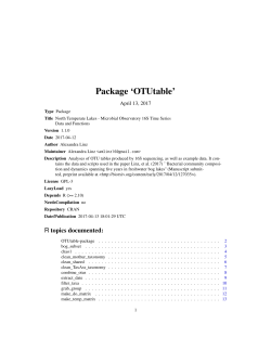 Package `OTUtable`