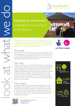 Changing the conversation Challenging preconceptions on