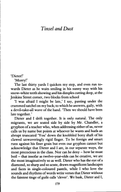 Tinsel and Dust - Serge Liberman