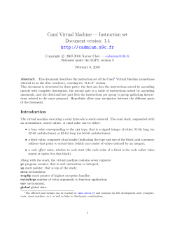 OCaml instructions