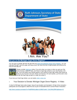 Michigan Organ Donor