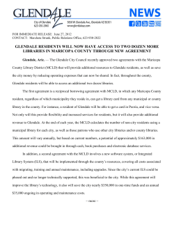 glendale residents will now have access to two dozen more libraries