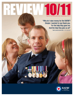 2010 Annual Review - Royal Air Force Benevolent Fund